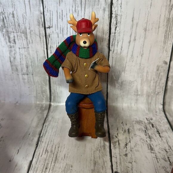 Clothique Possible Dreams NorthPole Hole 'Em Poker Card Santa Elf Reindeer 2005 - Picture 6 of 11